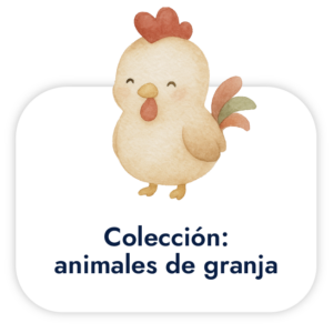Flashcards Bilingües Colección animales de granja